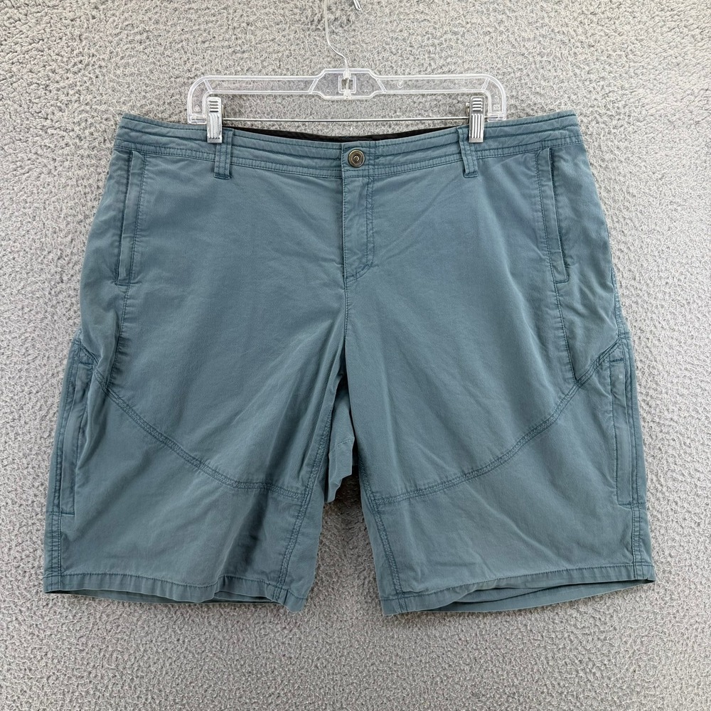 Kuhl Renegade Shorts Mens 39x11 Blue Gray Cargo Hiking Outdoor Style 6285X